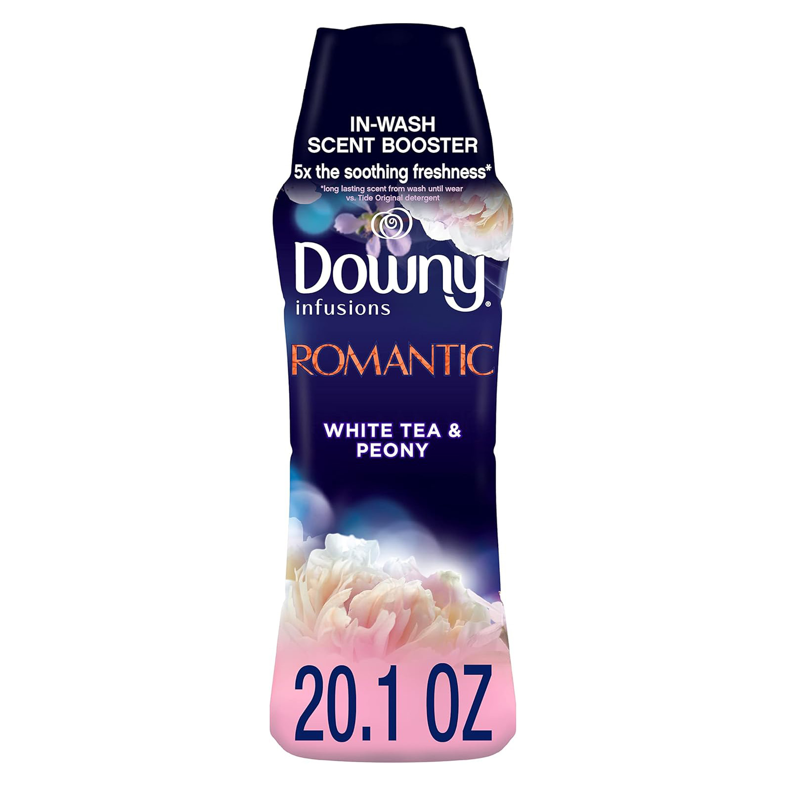 Downy Infusions In Wash Scent Booster Beads, CALM, Soothing Lavender and Vanilla Bean Scent, 24 oz Laundry Beads