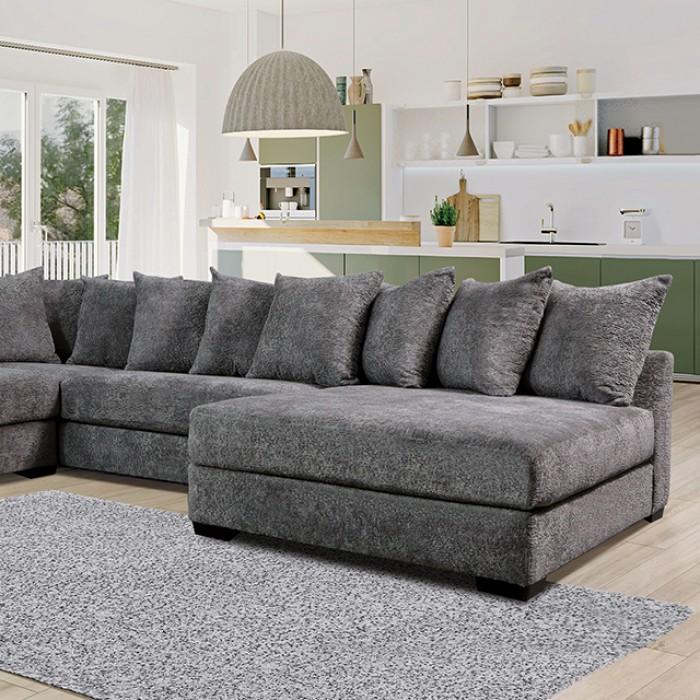WOLVERHAMPTON Sectional, Dark Gray