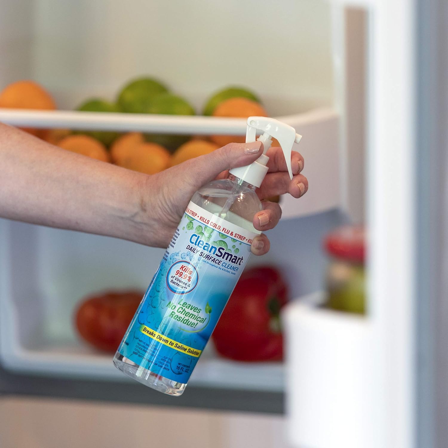 CleanSmart Daily Surface Cleaner and Pet-safe Disinfectant, Kills 99.9% of Viruses & Bacteria, 23 ounce Spray (pack of 2)