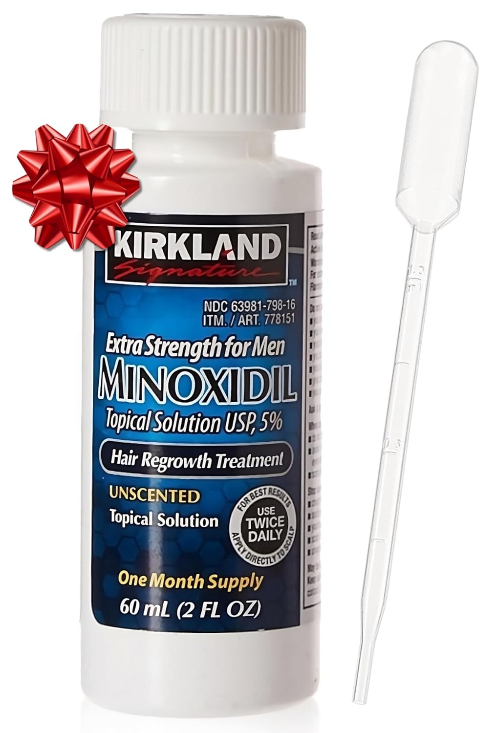 Minoxidil-5% Extra Strength Hair Regrowth for Men, 6 Month Supply