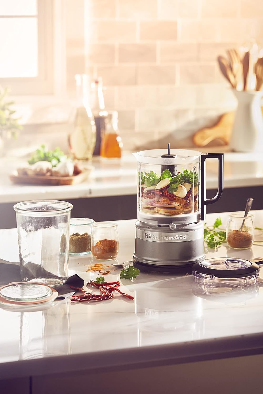 KitchenAid 5 Cup Food Chopper - KFC0516, Empire Red