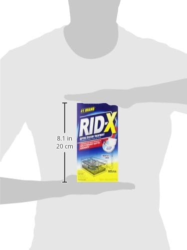 RID-X Septic Treatment, Septic Tank Treatment, 1 Month Supply Of Powder, 9.8 oz