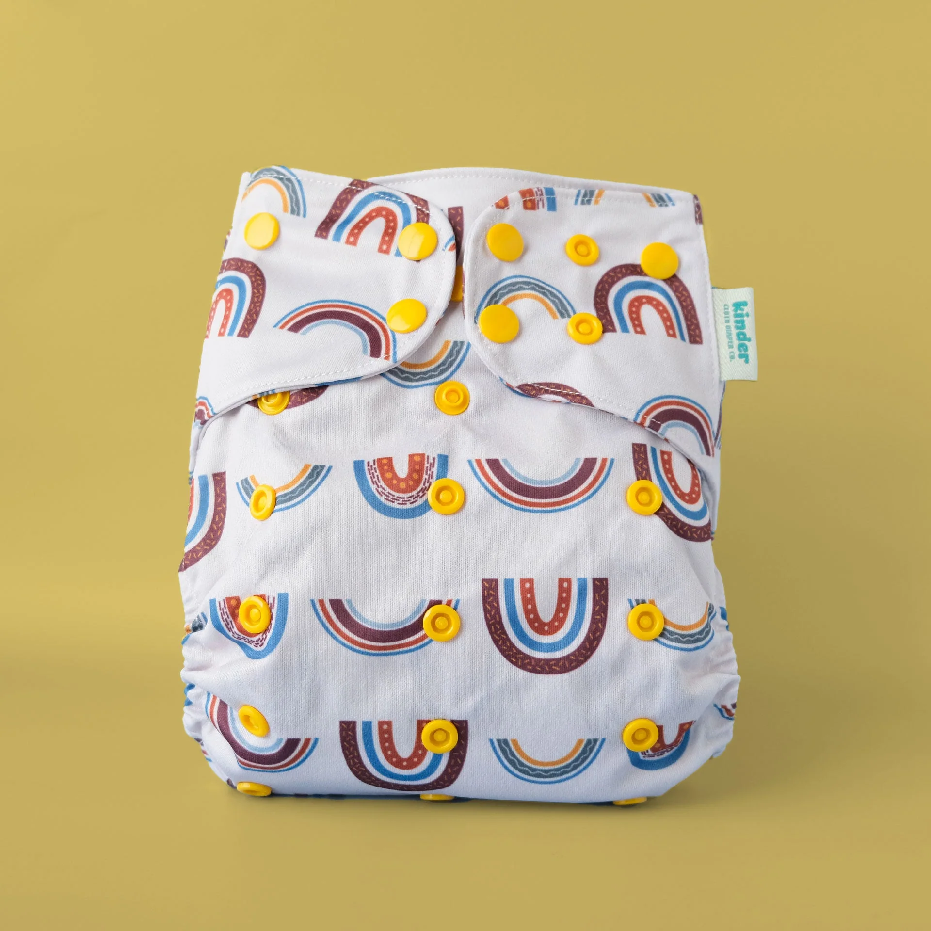 Kinder Cloth Diaper Co. Patterned Pocket Cloth Diaper with Athletic Wicking Jersey