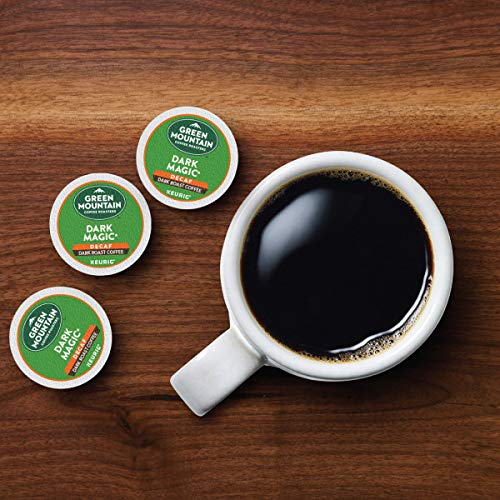 Green Mountain Coffee Roasters Dark Magic Keurig Single-Serve K-Cup Pods, Dark Roast Coffee, 72 Count (6 Packs of 12)