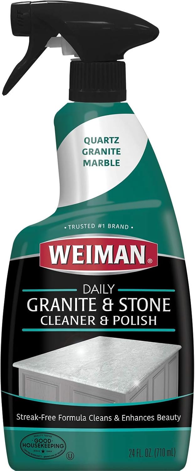 Weiman Disinfectant Granite Daily Clean & Shine, 24 Fl Oz (Pack of 1)