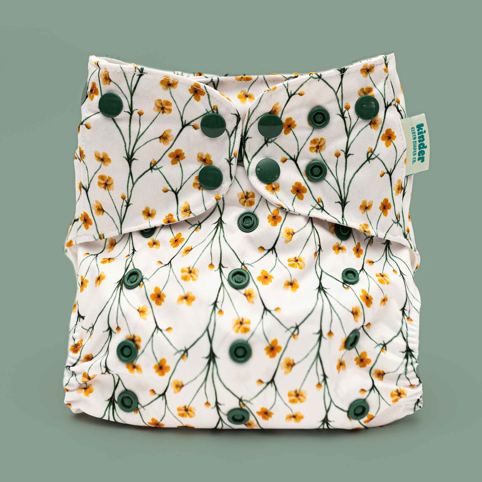 Kinder Cloth Diaper Co. Patterned Pocket Cloth Diaper with Athletic Wicking Jersey