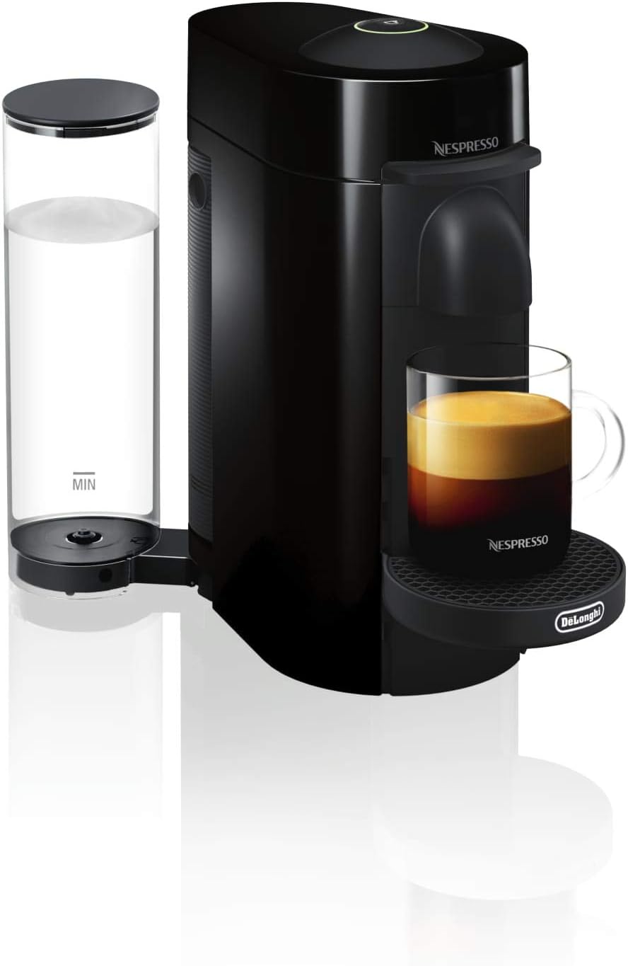 Nespresso Vertuo Plus Coffee and Espresso Maker by De'Longhi, Grey