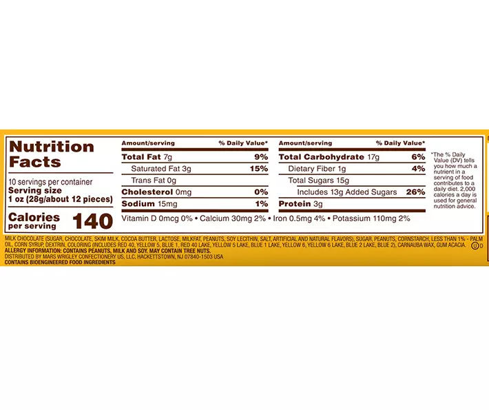 Holiday Peanut Chocolate Candies, 10 Oz.