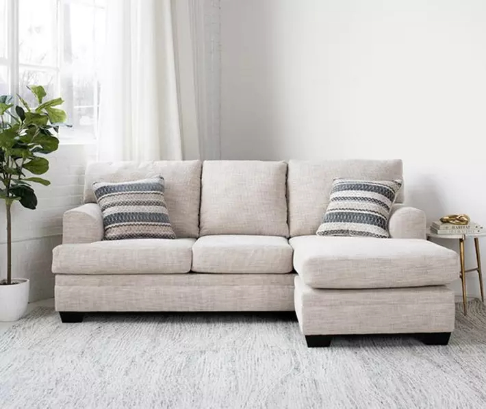 Mabella Cream Sofa Chaise