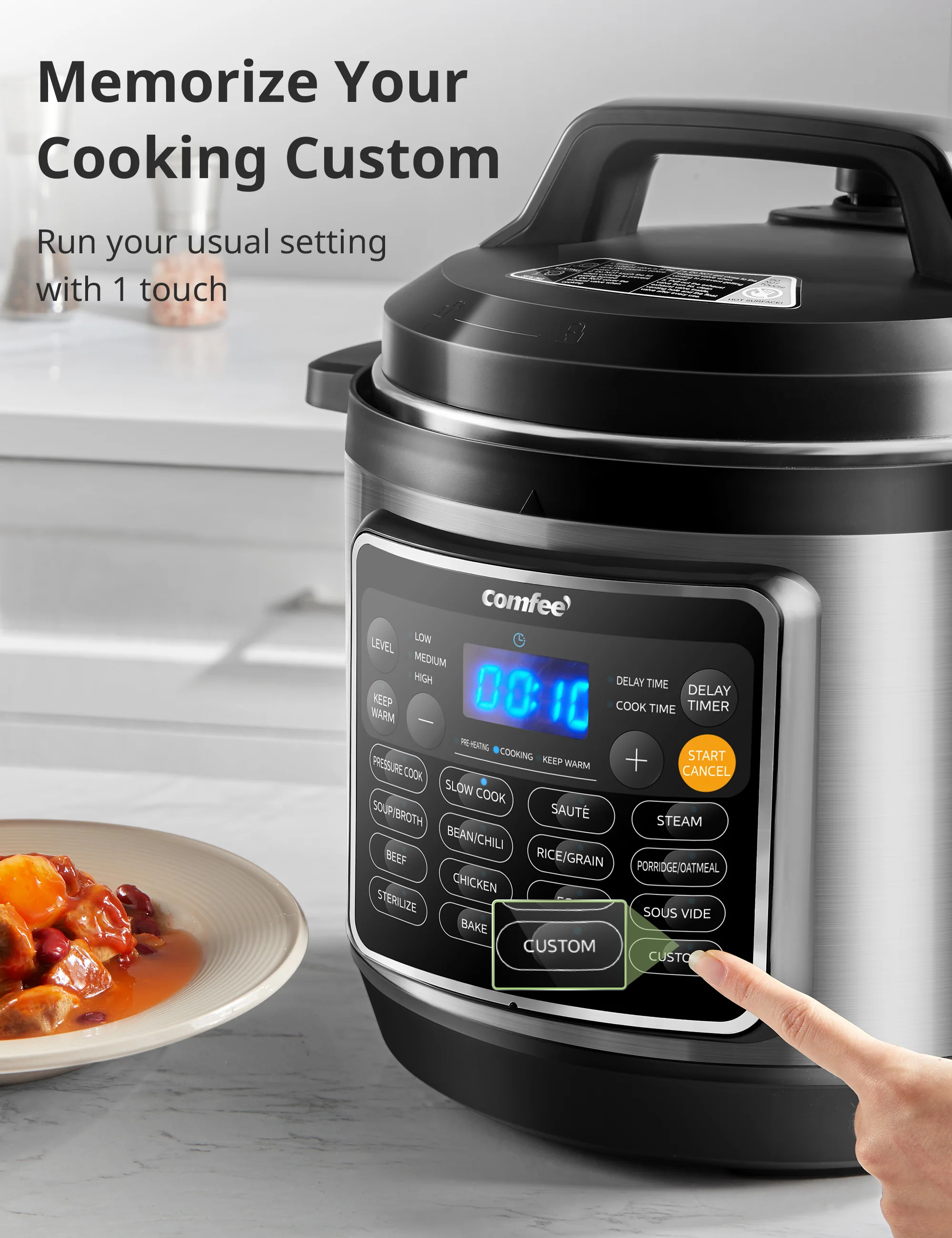 8 Qt Instant Pressure Cooker