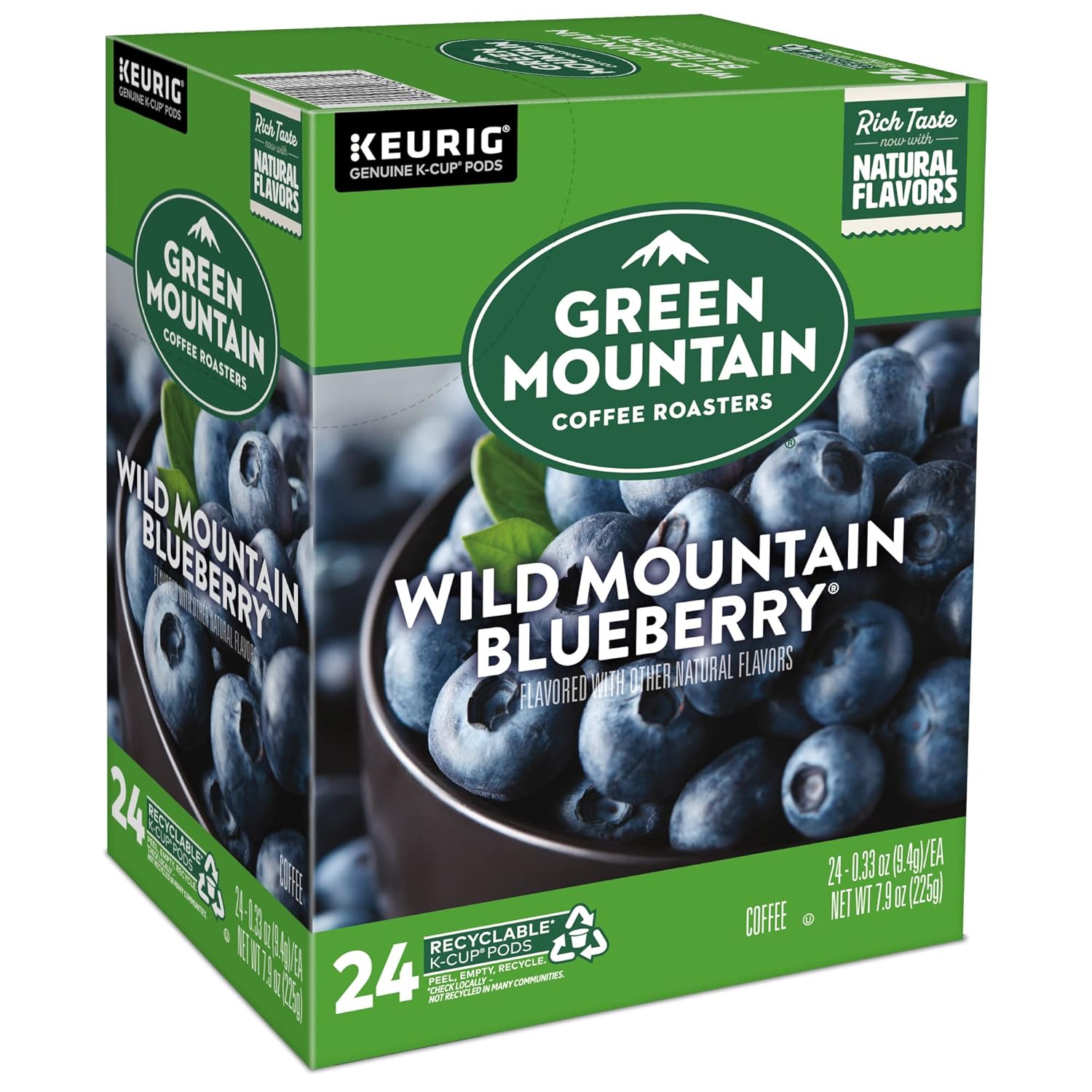 Green Mountain Coffee Roasters Caramel Vanilla Cream Keurig Single-Serve K-Cup pods, Light Roast Coffee, 72 Count (6 Packs of 12)
