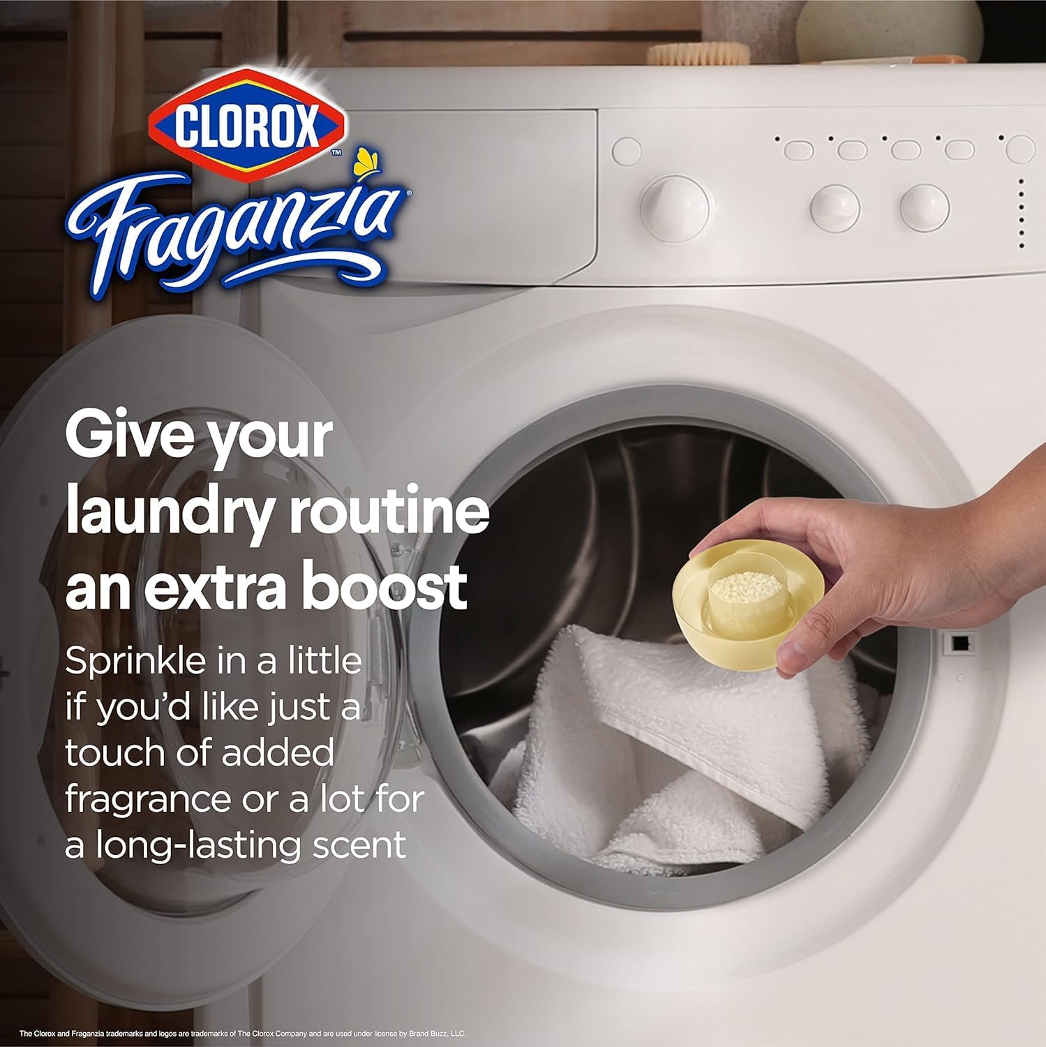 Clorox Fraganzia In-Wash Scent Booster Crystals in Ocean Scent, 18 Oz Twin Pack | Laundry Scent Booster Crystals | In-wash Scent Booster for Fresh Laundry in Ocean Scent 18 Ounce Twin Pack, 36oz