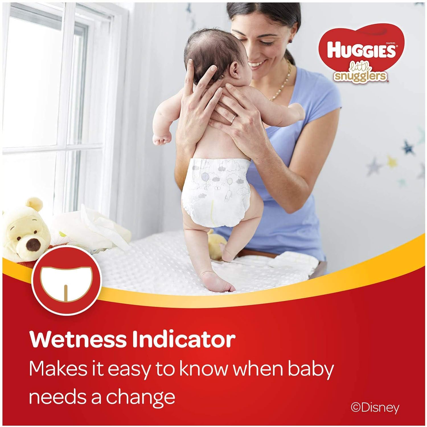 Huggies Size 1 Diapers, Little Snugglers Diapers, Size 1 (8-14 lbs), 198 Ct (6 packs of 33)