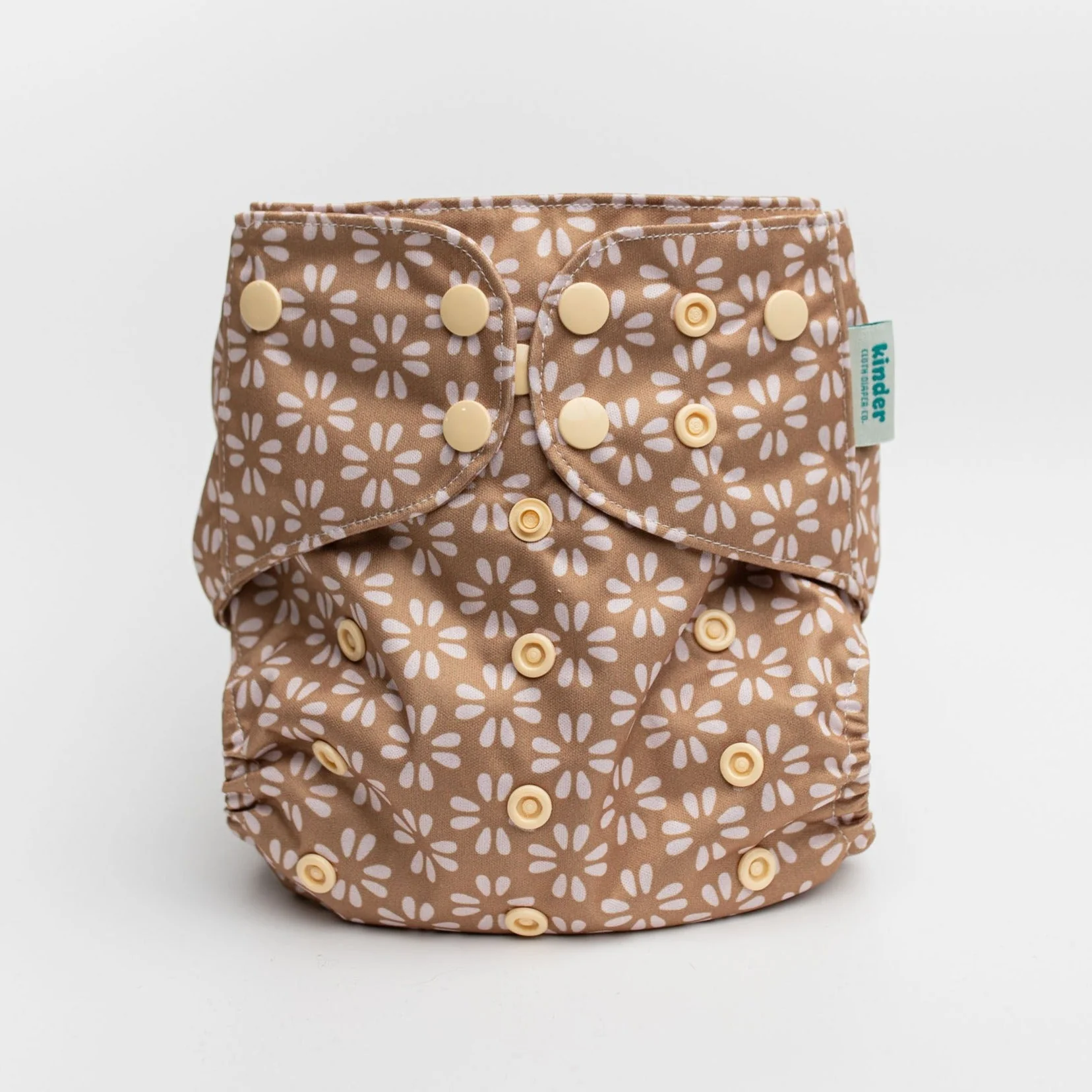 Kinder Cloth Diaper Co. Patterned Basics Pocket Cloth Diaper with Athletic Wicking Jersey