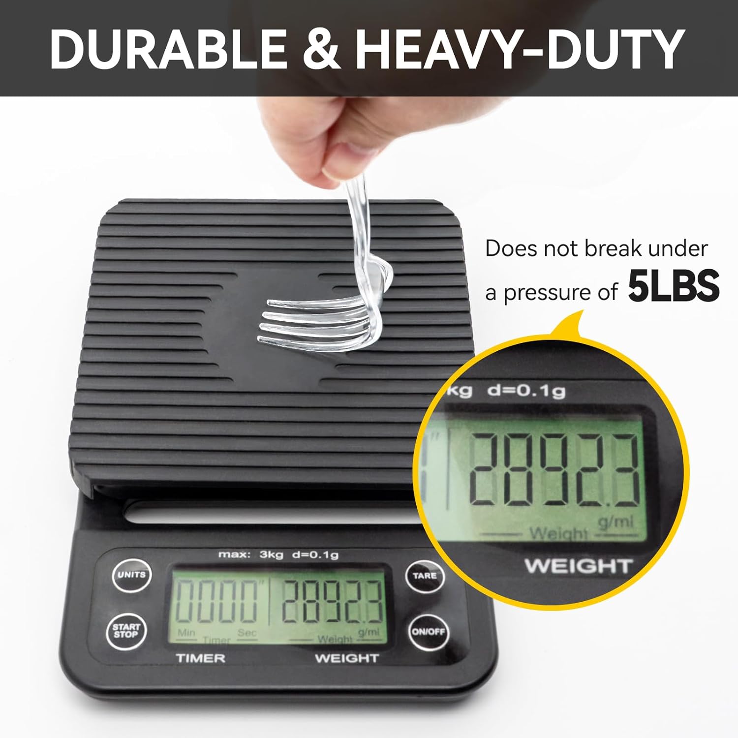 POSATE Heavyweight Plastic Spoons, Clear, 100 Count