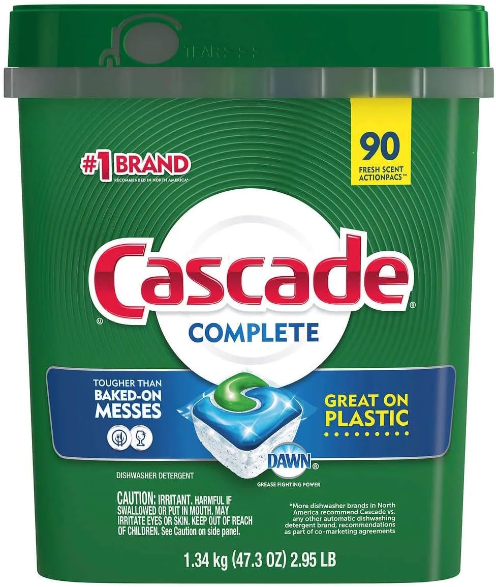 Cascade Complete Dishwasher Pods - Fresh Scent ActionPacs, 78 Count