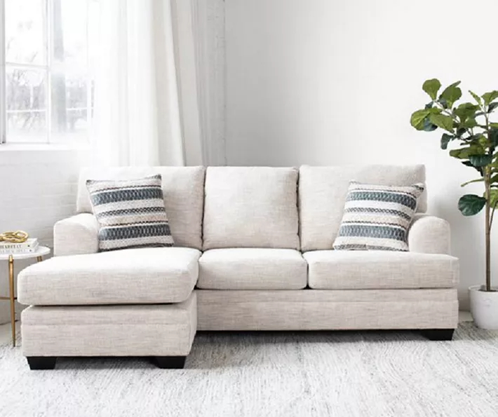 Mabella Cream Sofa Chaise