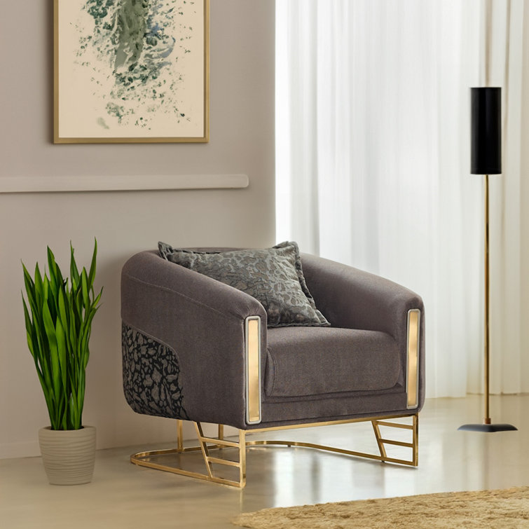 Ratni 4 - Piece Velvet Living Room Set