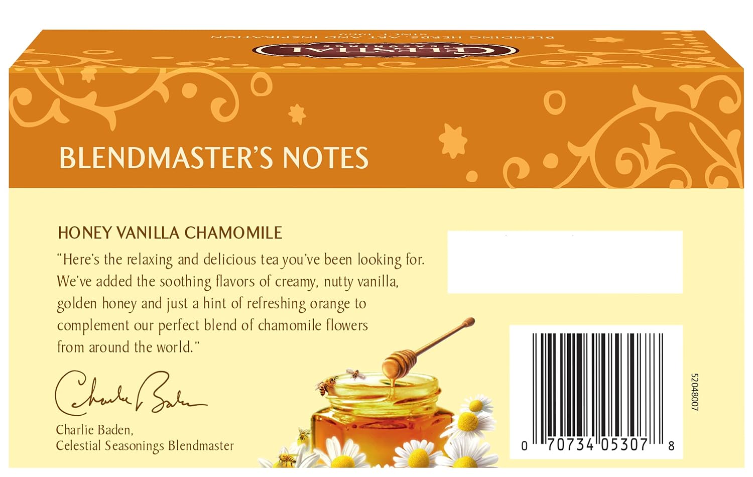 Celestial Seasonings Bengal Spice Herbal Tea, Caffeine Free, 20 Tea Bags Box, (Pack of 6)