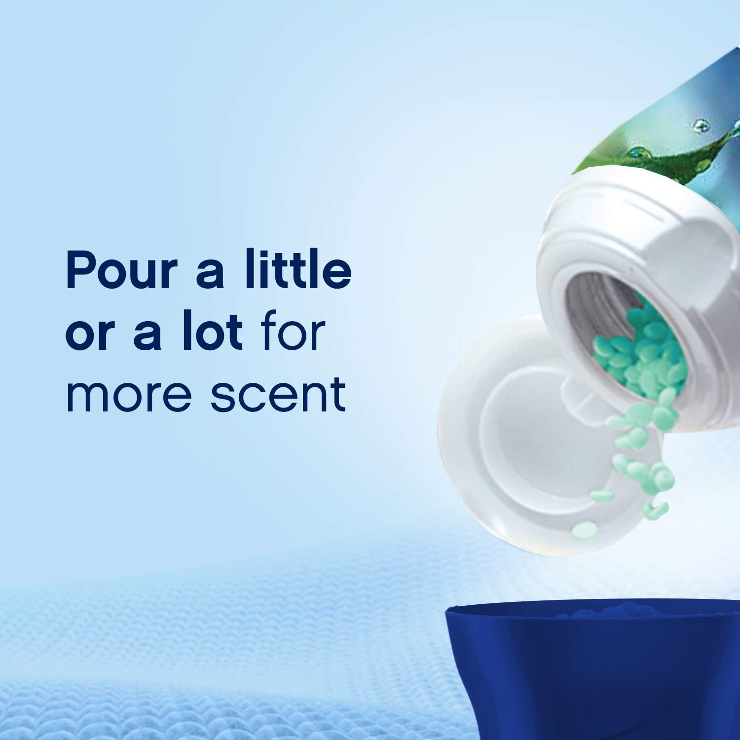 Downy Infusions In Wash Scent Booster Beads, CALM, Soothing Lavender and Vanilla Bean Scent, 24 oz Laundry Beads