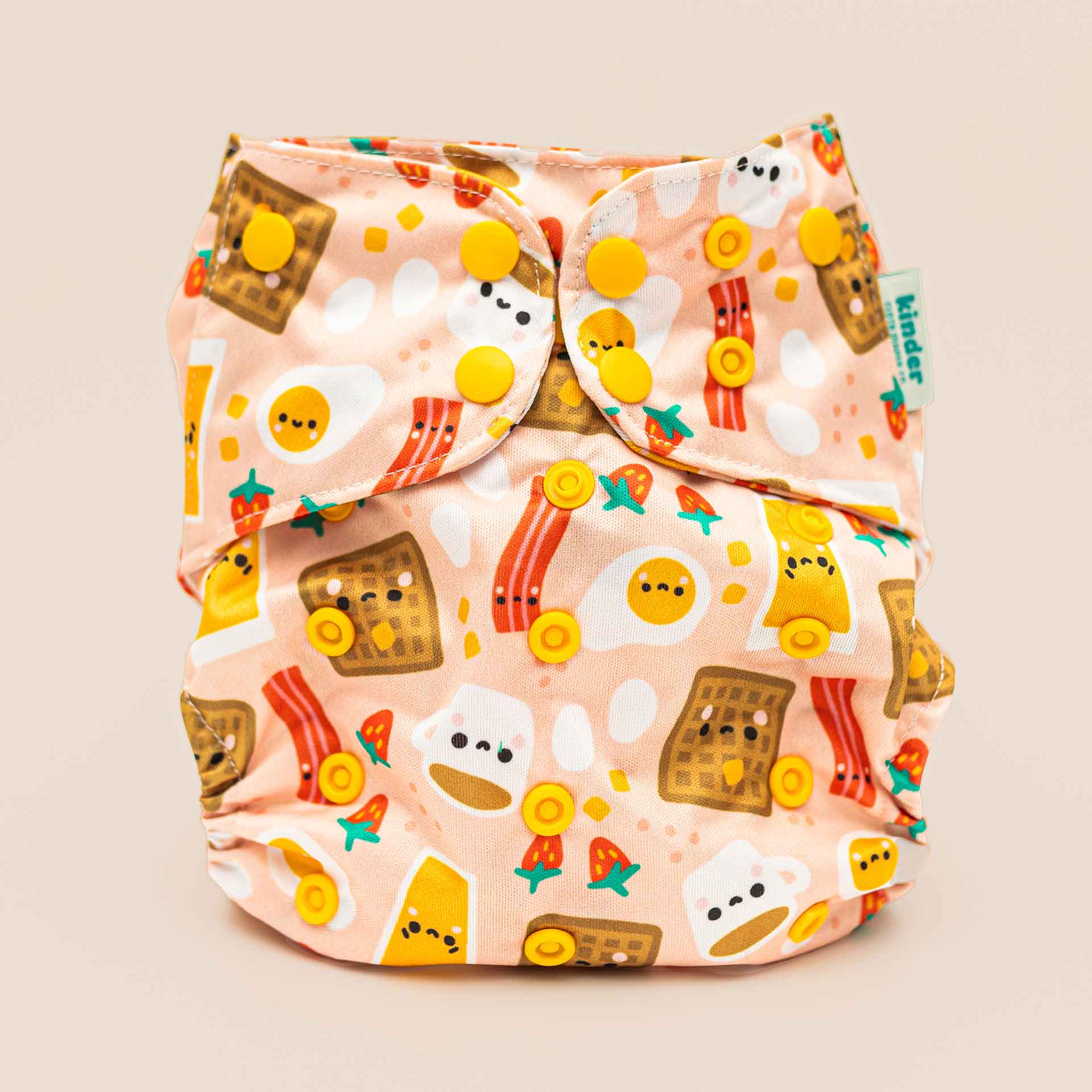 Kinder Cloth Diaper Co. Artist Collaborations Pocket Cloth Diaper with Athletic Wicking Jersey