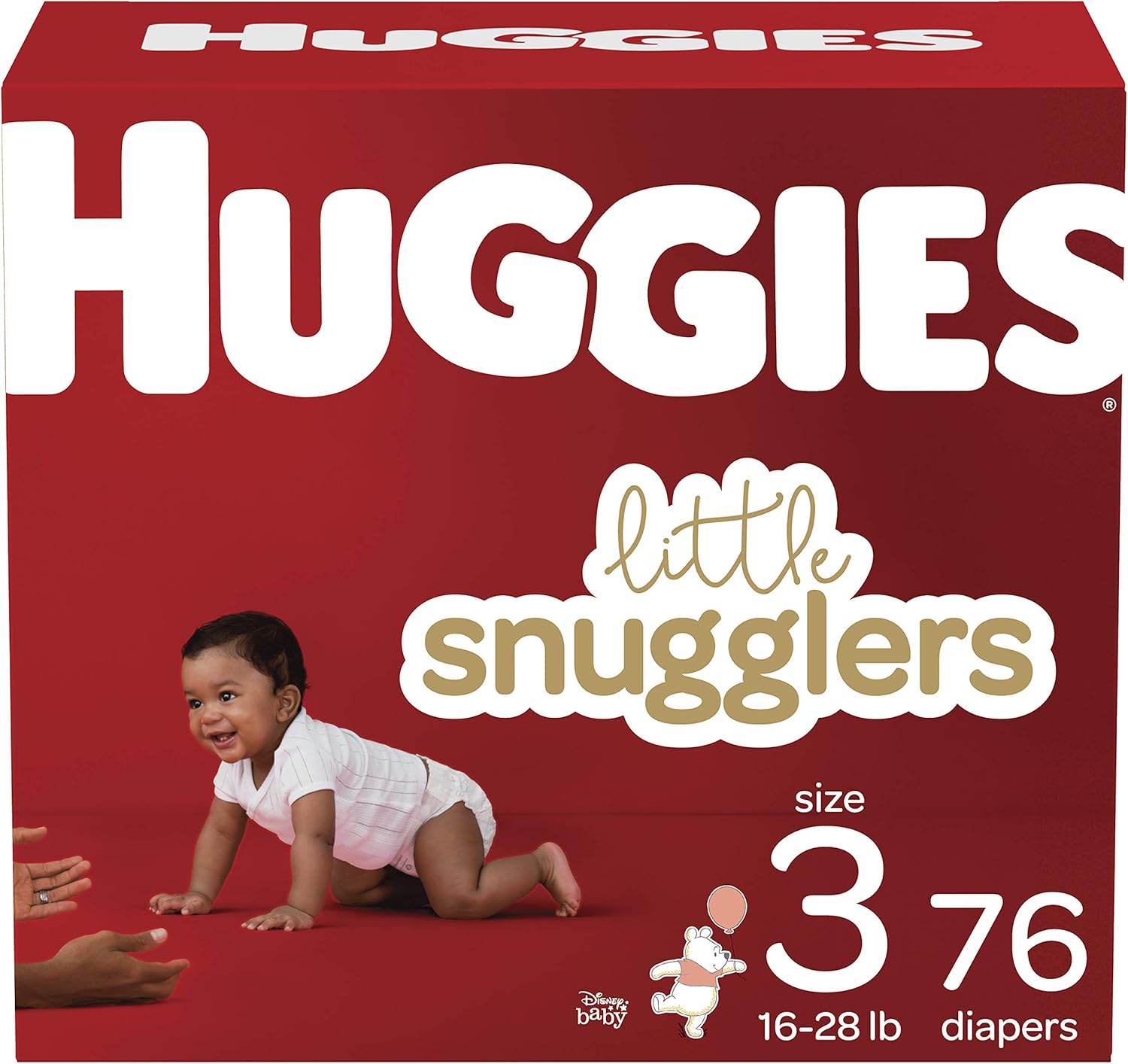Huggies Size 1 Diapers, Little Snugglers Diapers, Size 1 (8-14 lbs), 198 Ct (6 packs of 33)