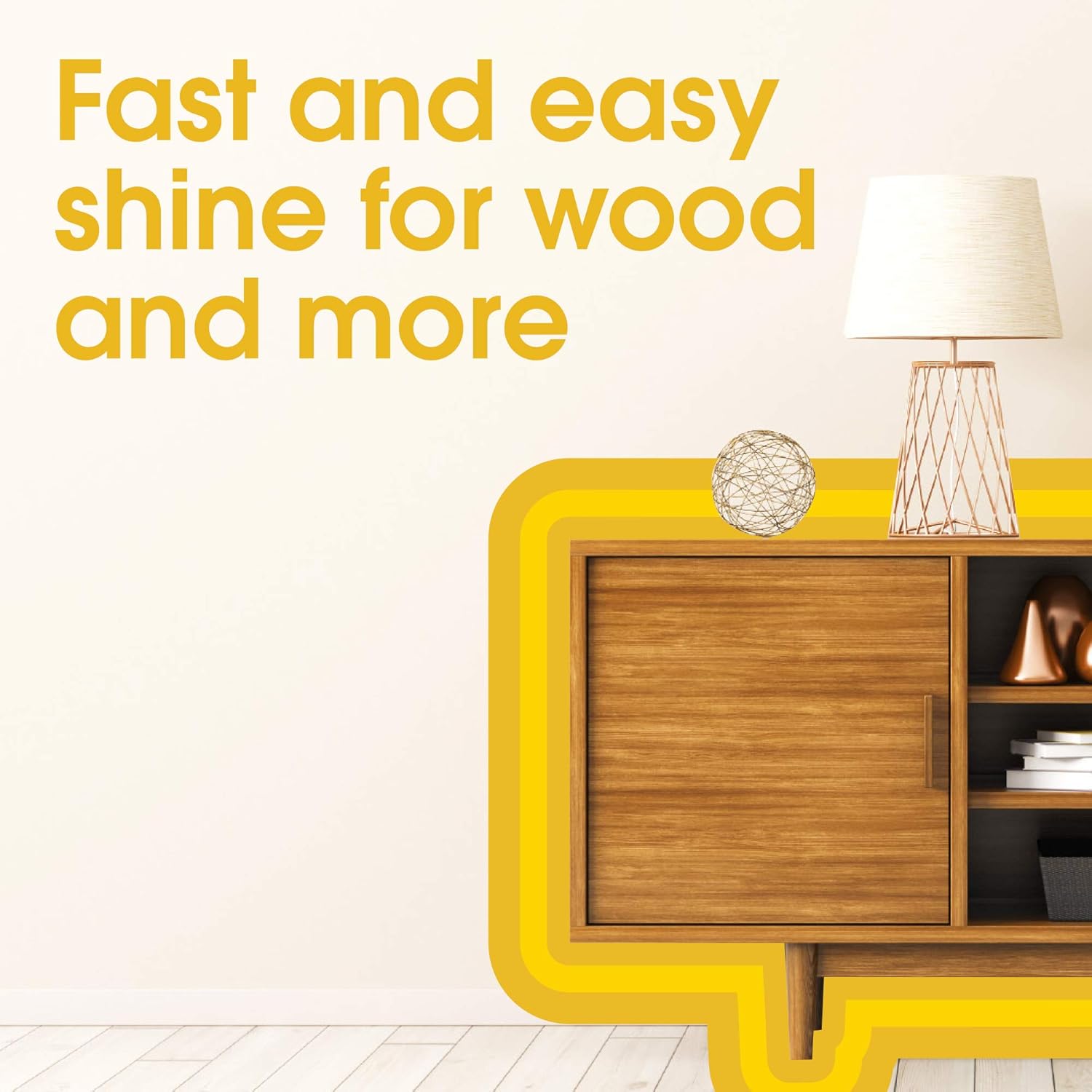 Pledge Expert Care Wood Wipes, Shines and Protects, Removes Fingerprints, Lemon Scent, 24 Count (Pack of 1)