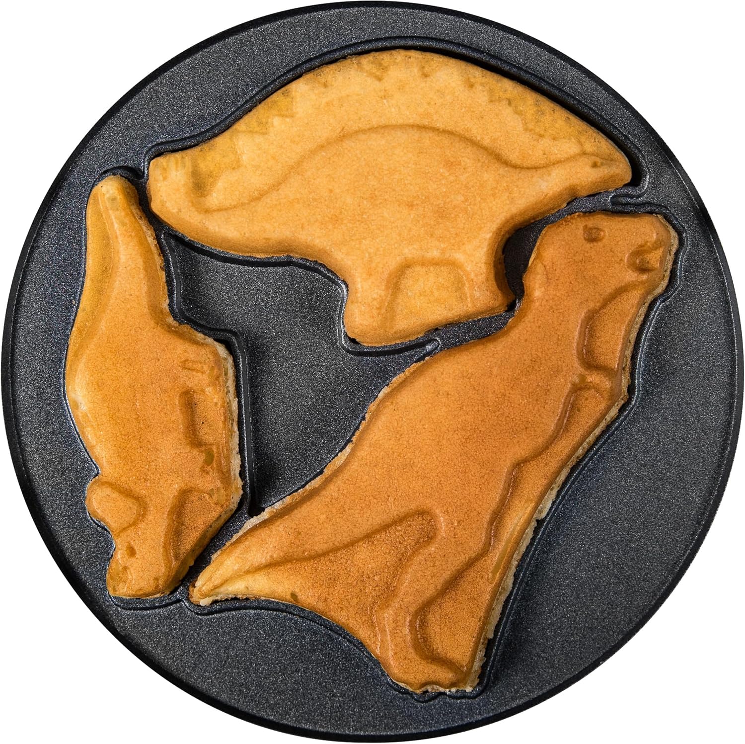 Nostalgia MyMini Cars and Trucks Shape Electric Waffle Maker, 5-Inch Non-Stick Griddle for Waffles, Hash Browns, Eggs, and More, Yellow