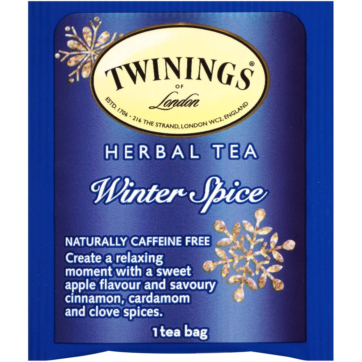 Twinings English Breakfast Black Tea Individually Wrapped Bags, 100 Count (Pack of 1), Smooth, Flavourful, and Robust, Caffeinated, Enjoy Hot or Iced | Packaging May Vary