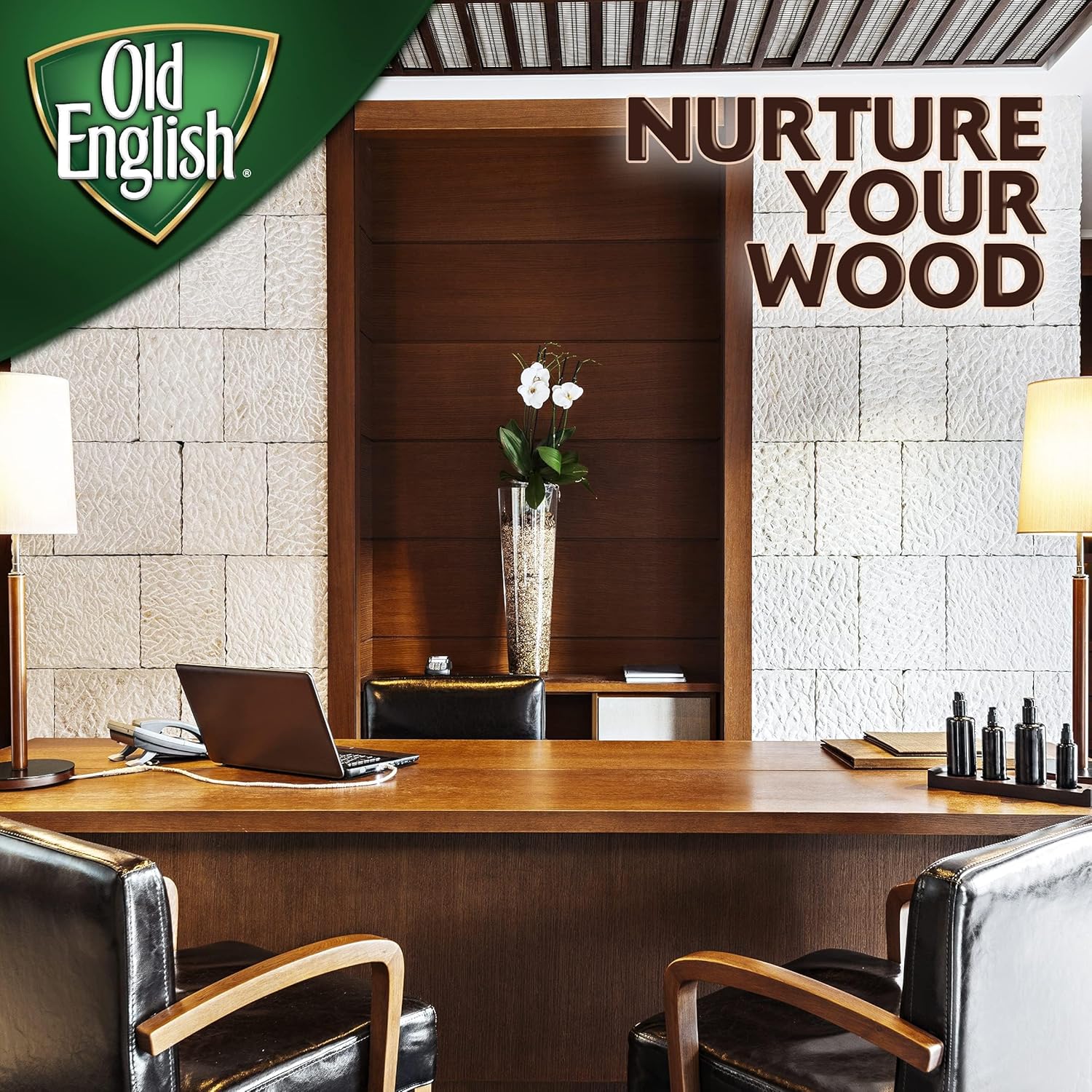 Old English 75144 Scratch Cover For Dark Woods, 8oz Bottle, Wood Polish