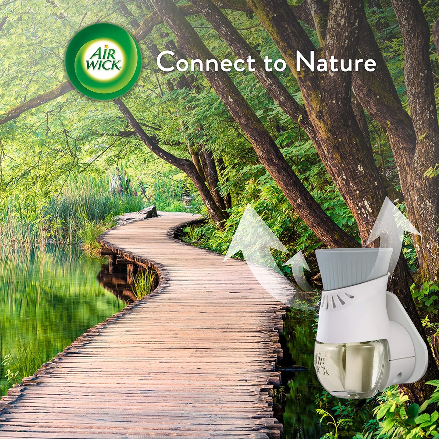 Air Wick Plug in Scented Oil Refill, 5 ct, Sandalwood , Air Freshener, Essential Oils