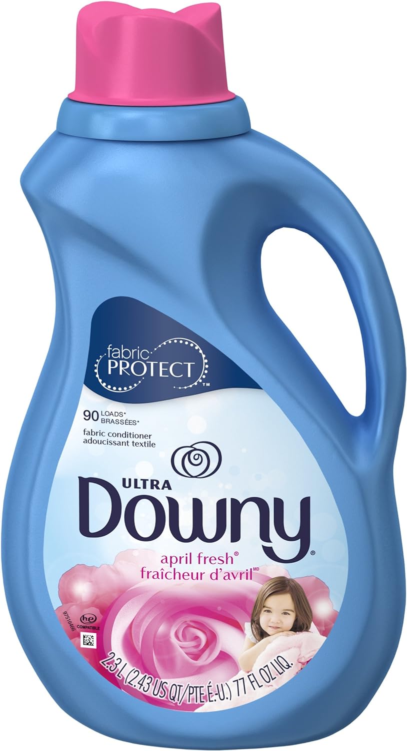 Downy Ultra Laundry Fabric Softener Liquid, April Fresh Scent, 168 Total Loads (Pack of 3)