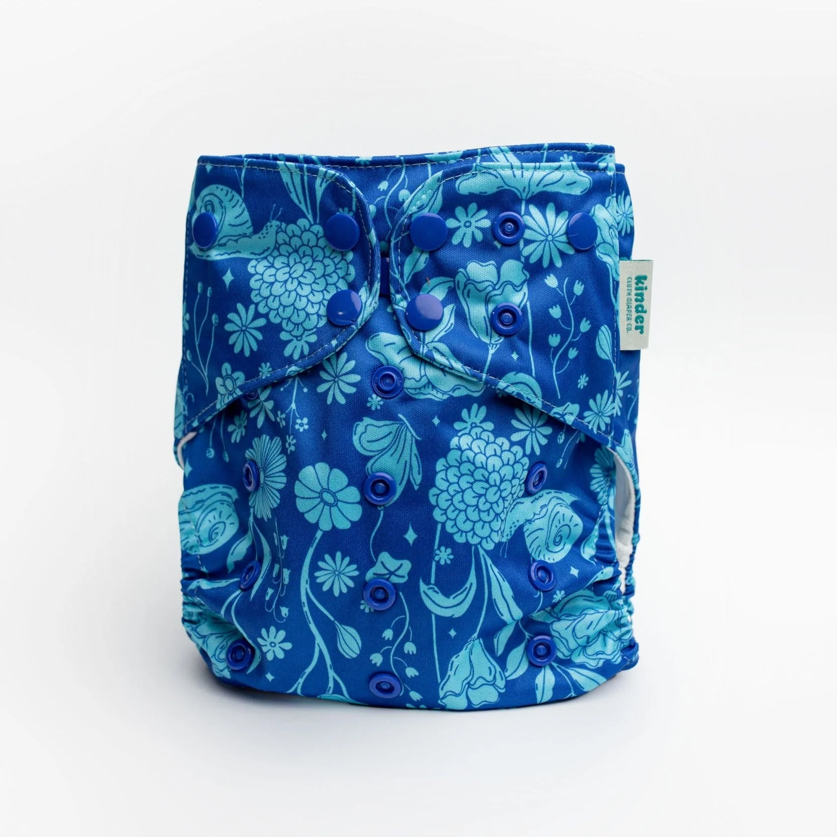 Kinder Cloth Diaper Co. Patterned Basics Pocket Cloth Diaper with Athletic Wicking Jersey