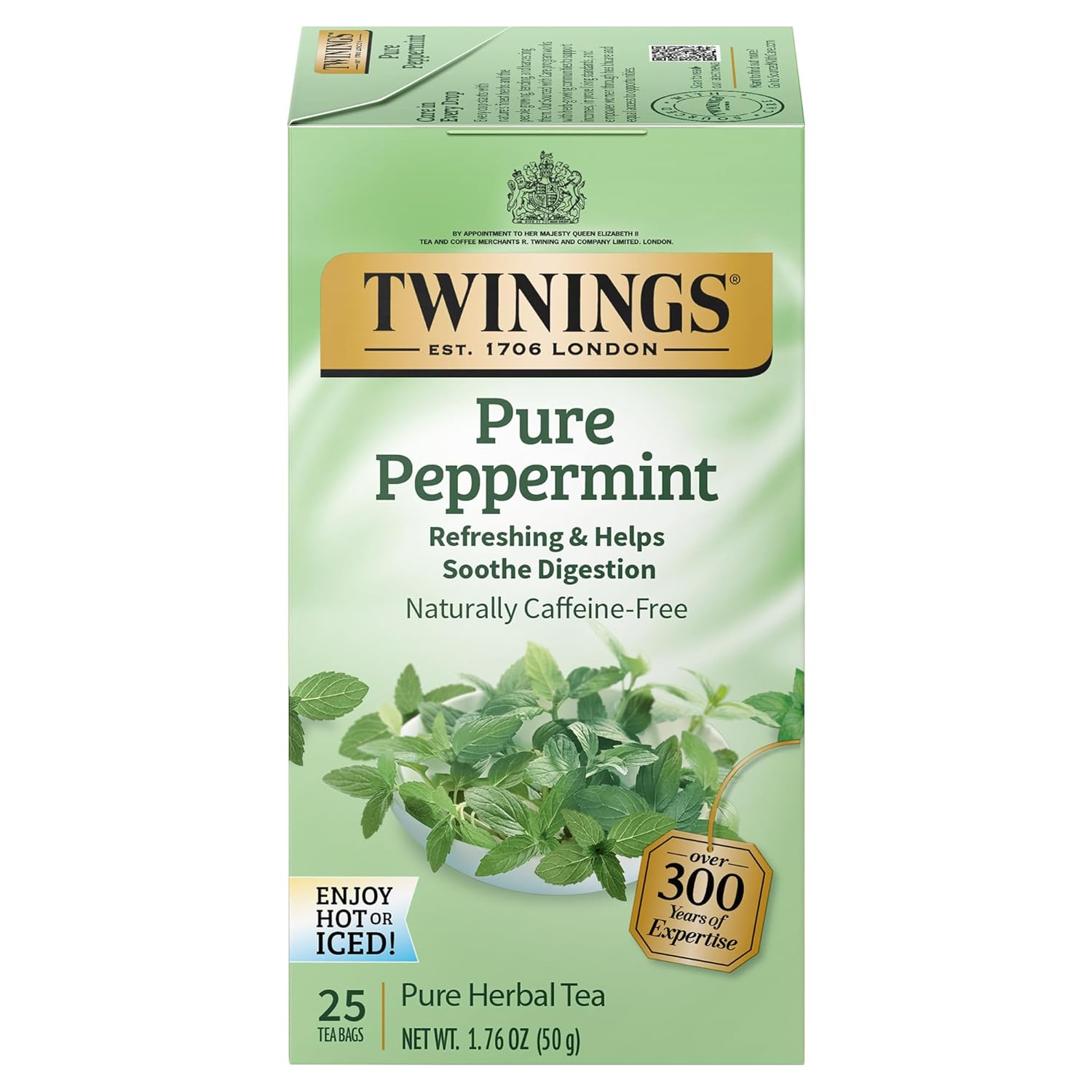 Twinings English Breakfast Black Tea Individually Wrapped Bags, 100 Count (Pack of 1), Smooth, Flavourful, and Robust, Caffeinated, Enjoy Hot or Iced | Packaging May Vary