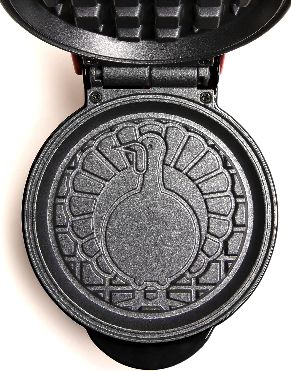 Nostalgia MyMini Cars and Trucks Shape Electric Waffle Maker, 5-Inch Non-Stick Griddle for Waffles, Hash Browns, Eggs, and More, Yellow