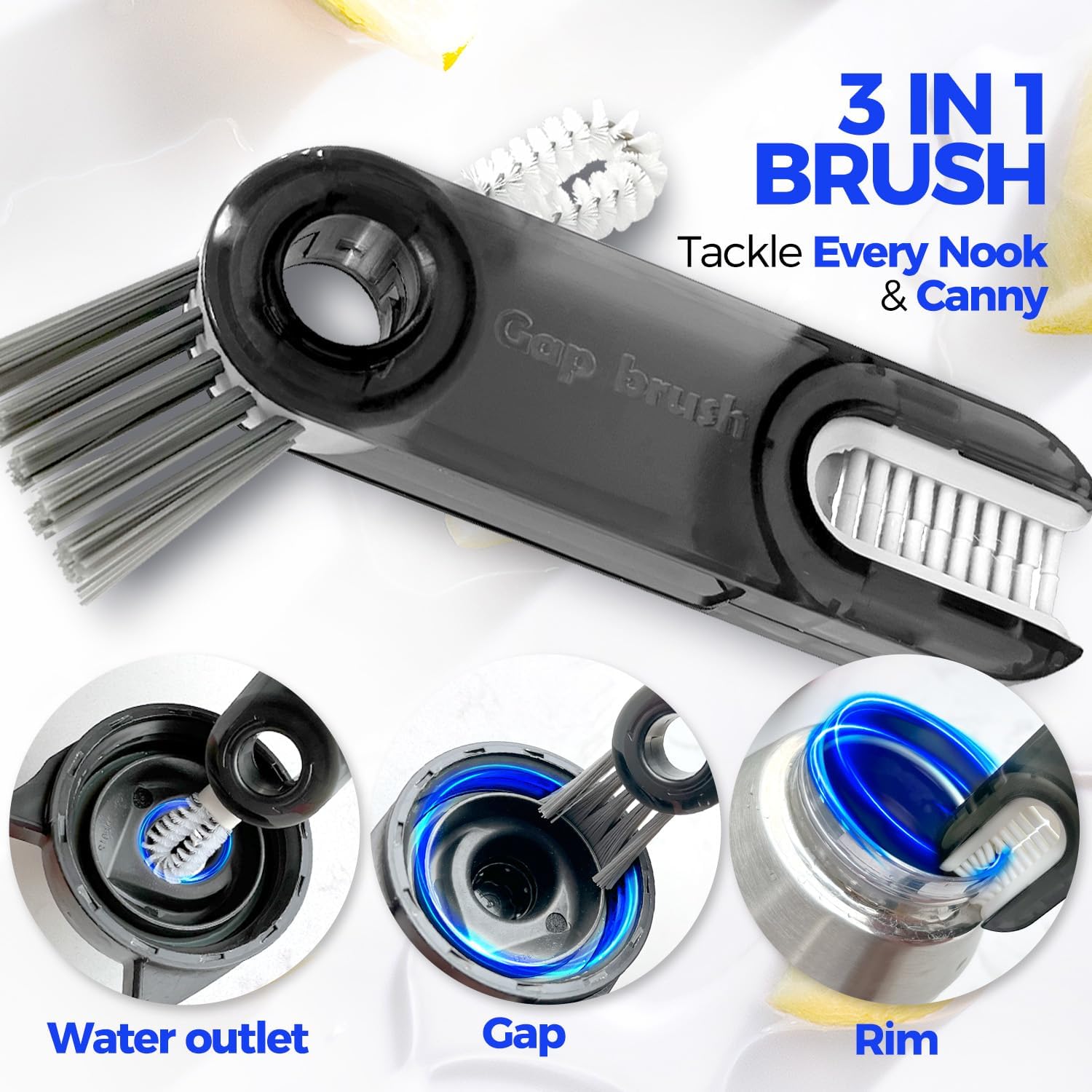 Holikme 6 Pack Bottle Brush Set, 14