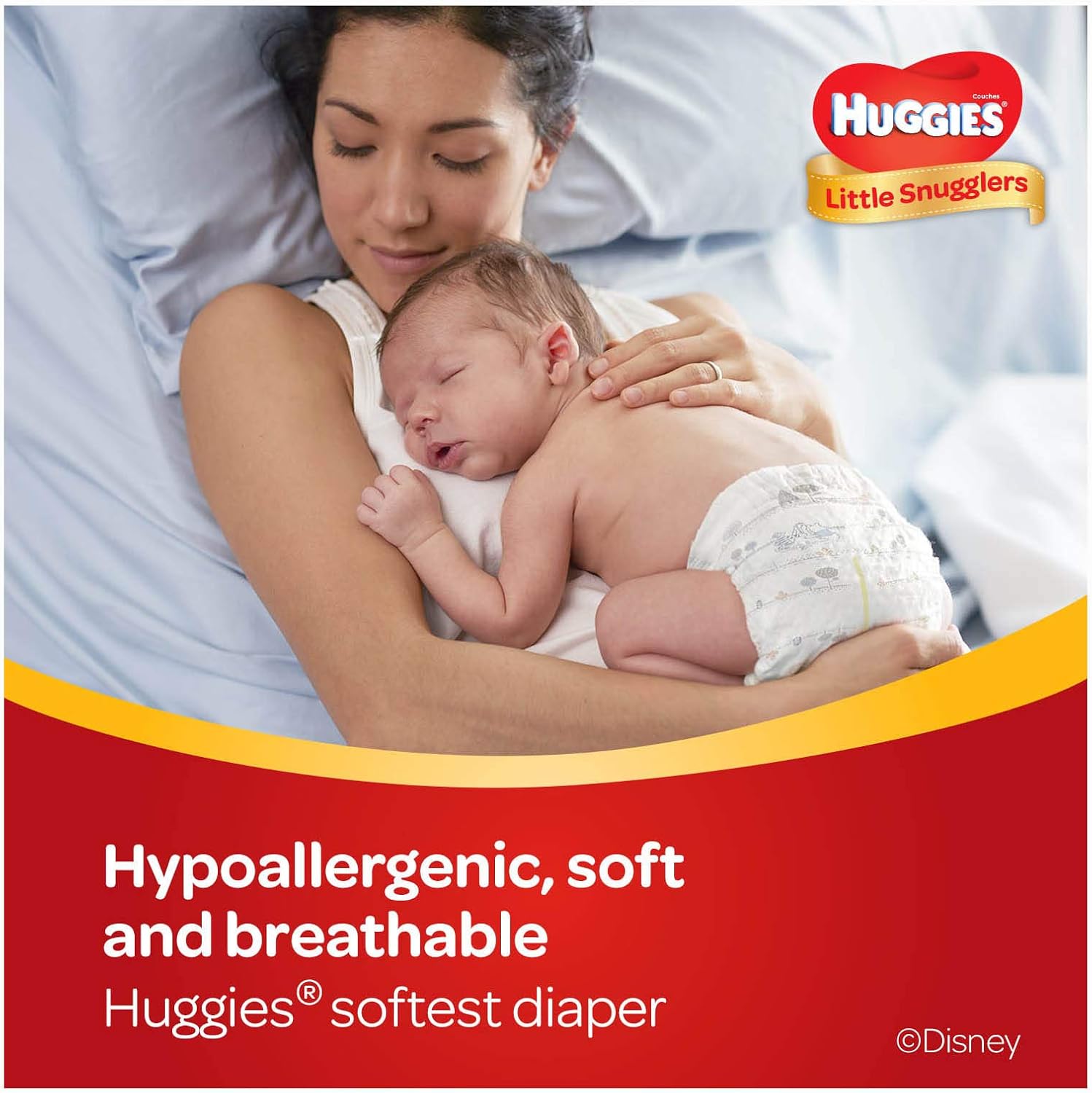 Huggies Size 1 Diapers, Little Snugglers Diapers, Size 1 (8-14 lbs), 198 Ct (6 packs of 33)
