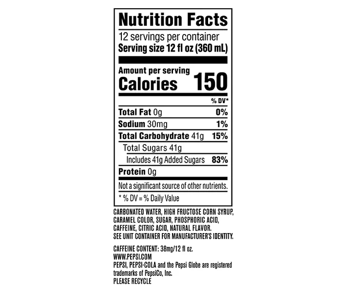 Pepsi 12 Fl Oz 12 Count Can