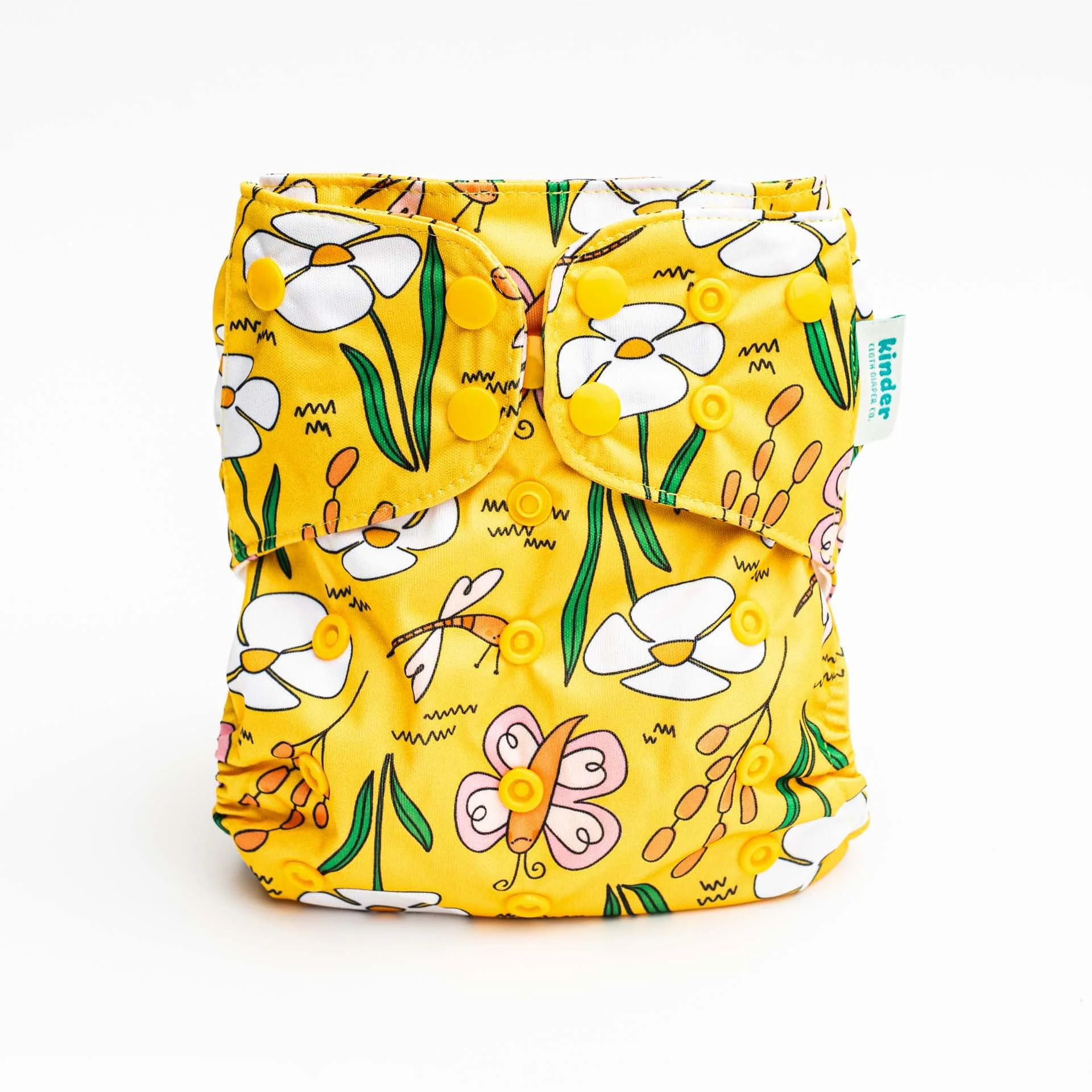 Kinder Cloth Diaper Co. Artist Collaborations Pocket Cloth Diaper with Athletic Wicking Jersey