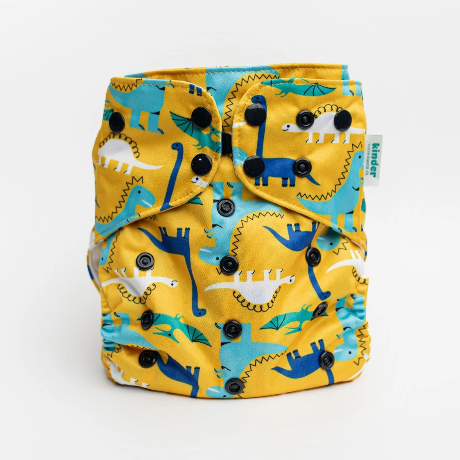 Kinder Cloth Diaper Co. Patterned Basics Pocket Cloth Diaper with Athletic Wicking Jersey
