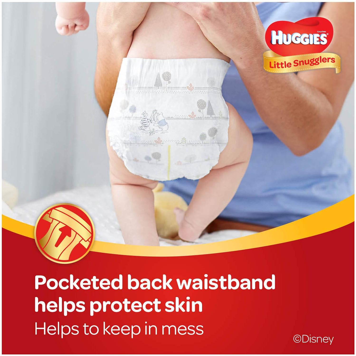 Huggies Size 1 Diapers, Little Snugglers Diapers, Size 1 (8-14 lbs), 198 Ct (6 packs of 33)