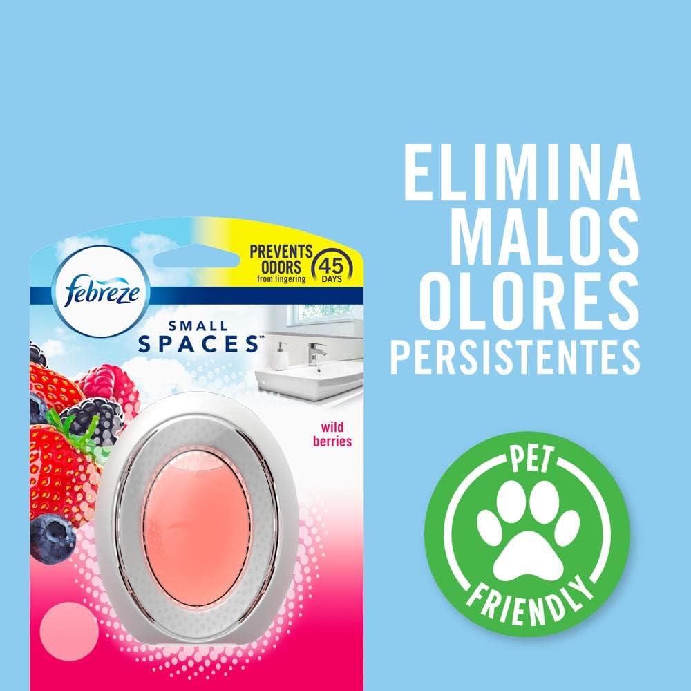 Febreze Small Spaces Air Freshener Linen & Sky, .25 fl. oz., Pack of 4