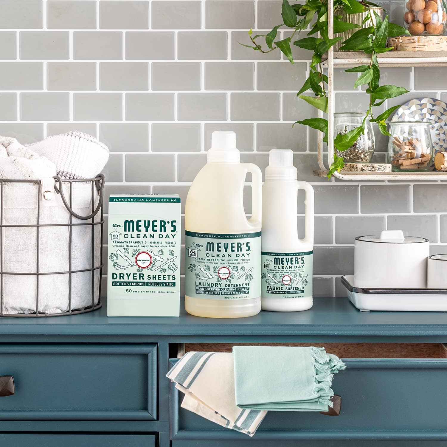 MRS. MEYER'S CLEAN DAY Dryer Sheets, Lavender, 80 ct