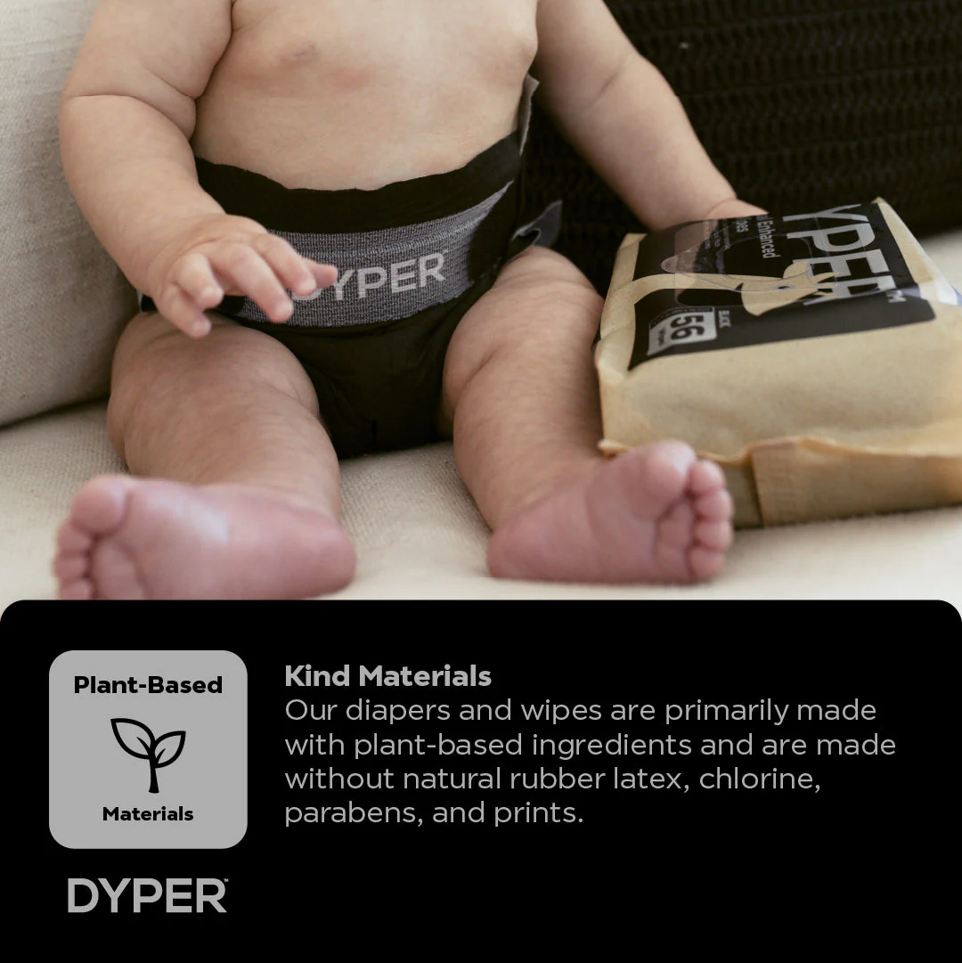DYPER Charcoal Enhanced Baby Wipes