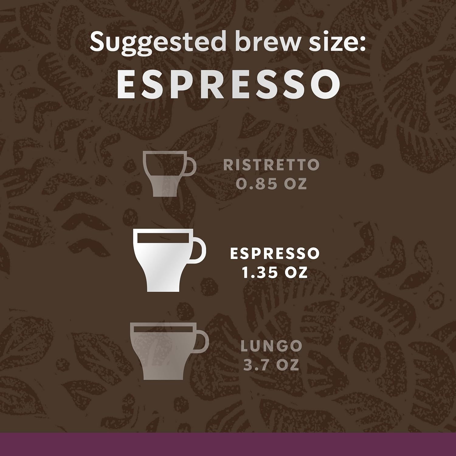 Starbucks by Nespresso Original Line Dark Roast Espresso, 50-count Espresso Pods