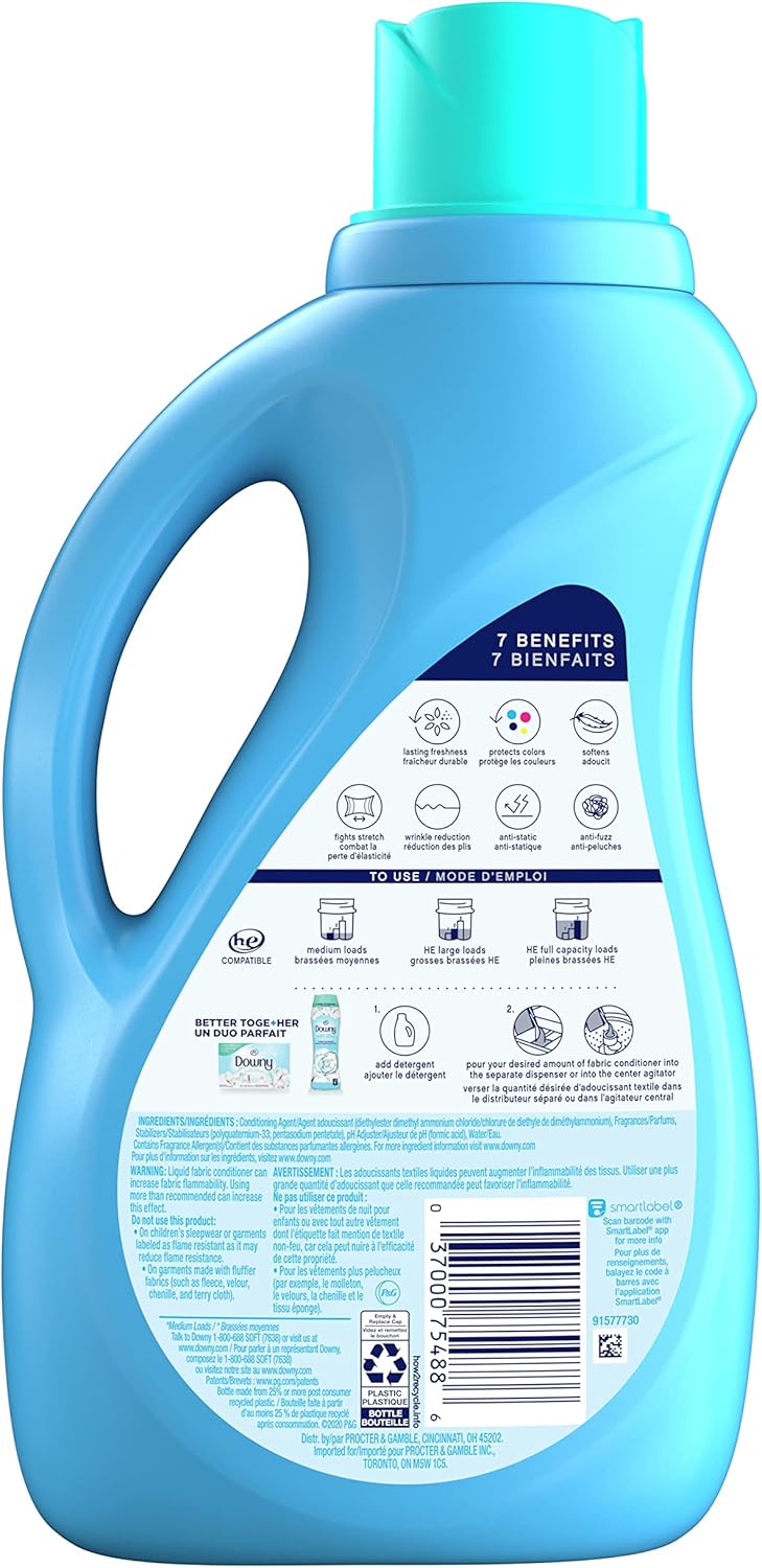 Downy April Fresh Liquid Fabric Conditioner (Fabric Softener), 10 FL OZ