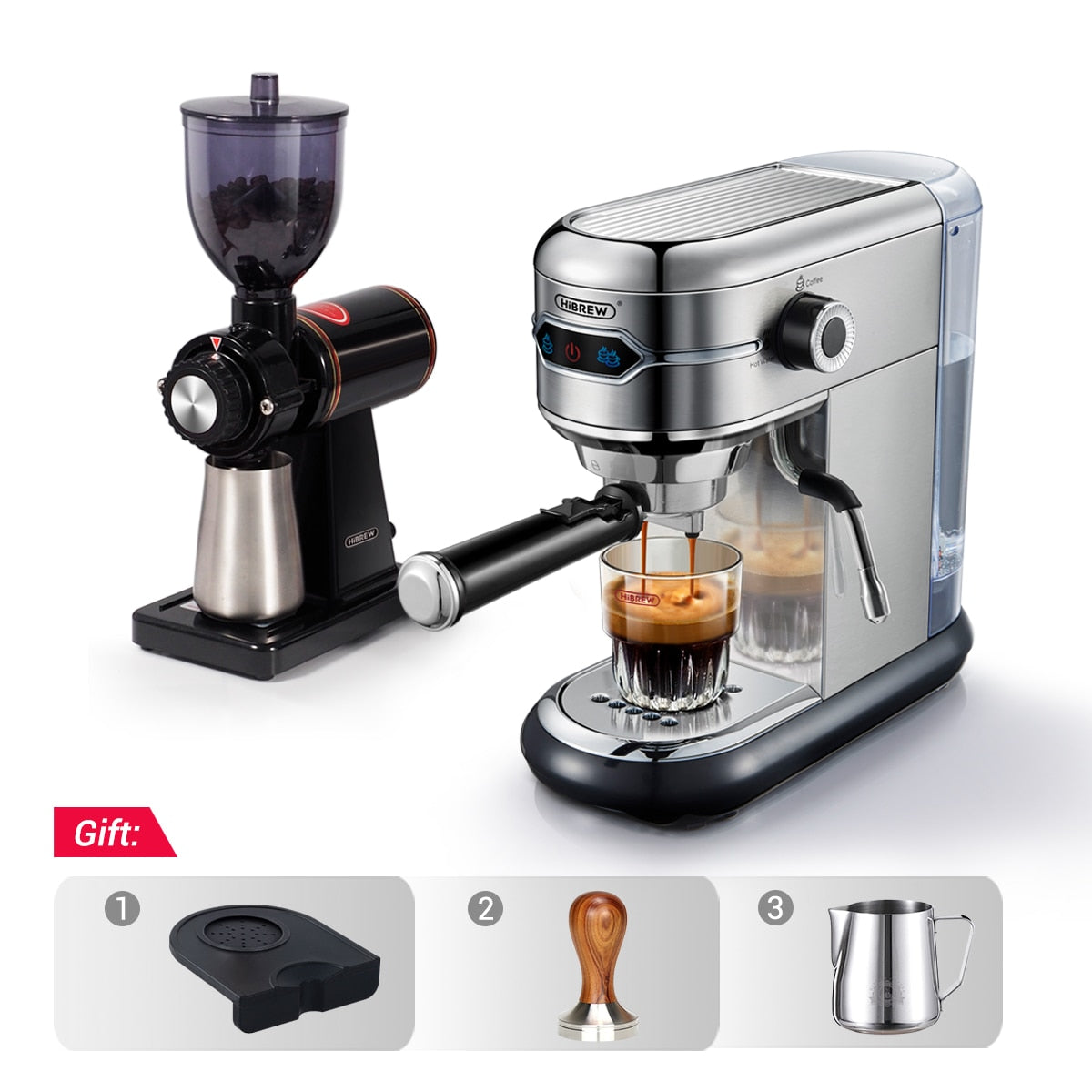 Semi Automatic Super Slim Coffee Maker- 19 Bar