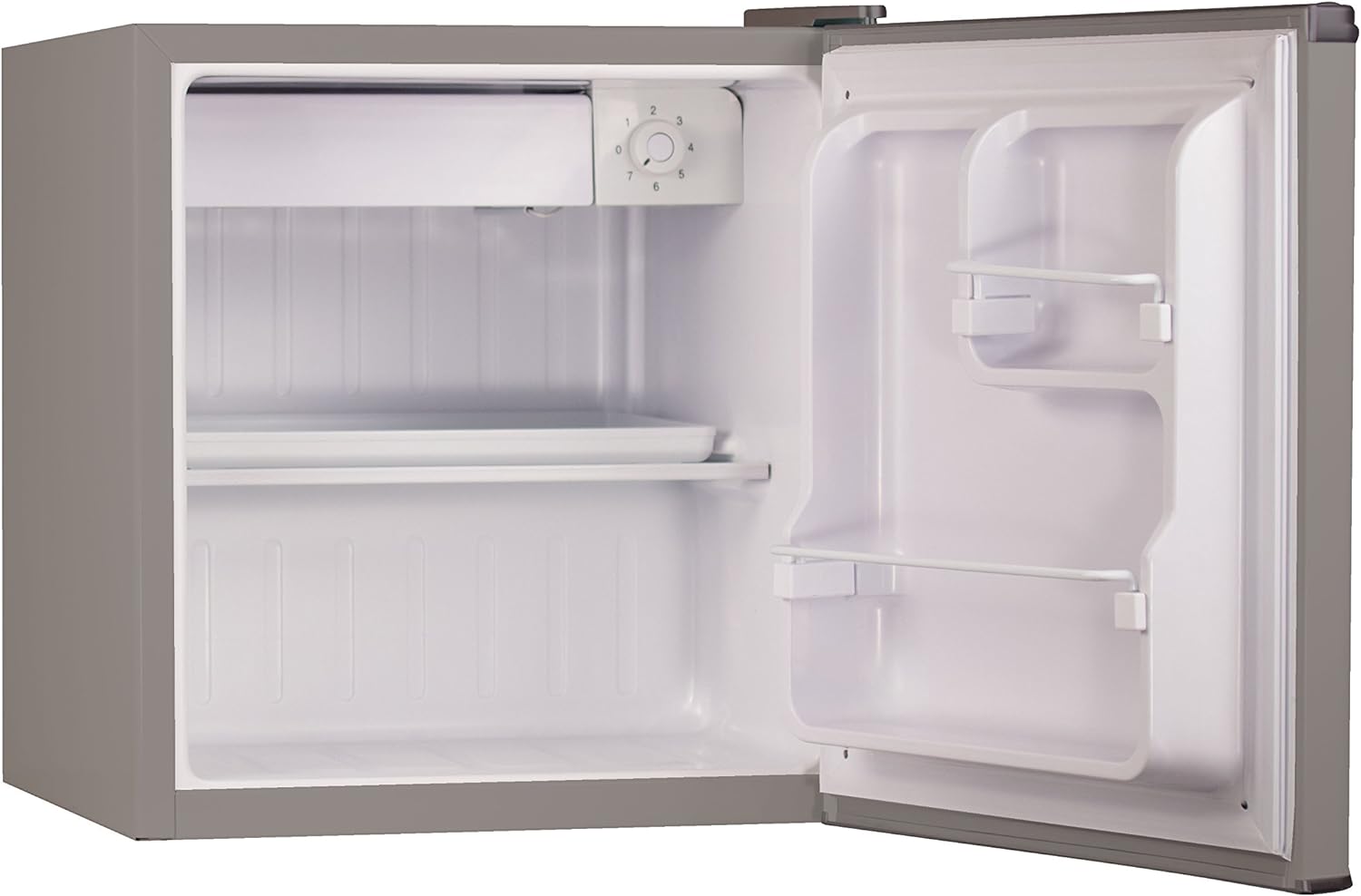 BLACK+DECKER BCRK17B Compact Refrigerator Energy Star Single Door Mini Fridge with Freezer, 1.7 Cubic Feet, Black