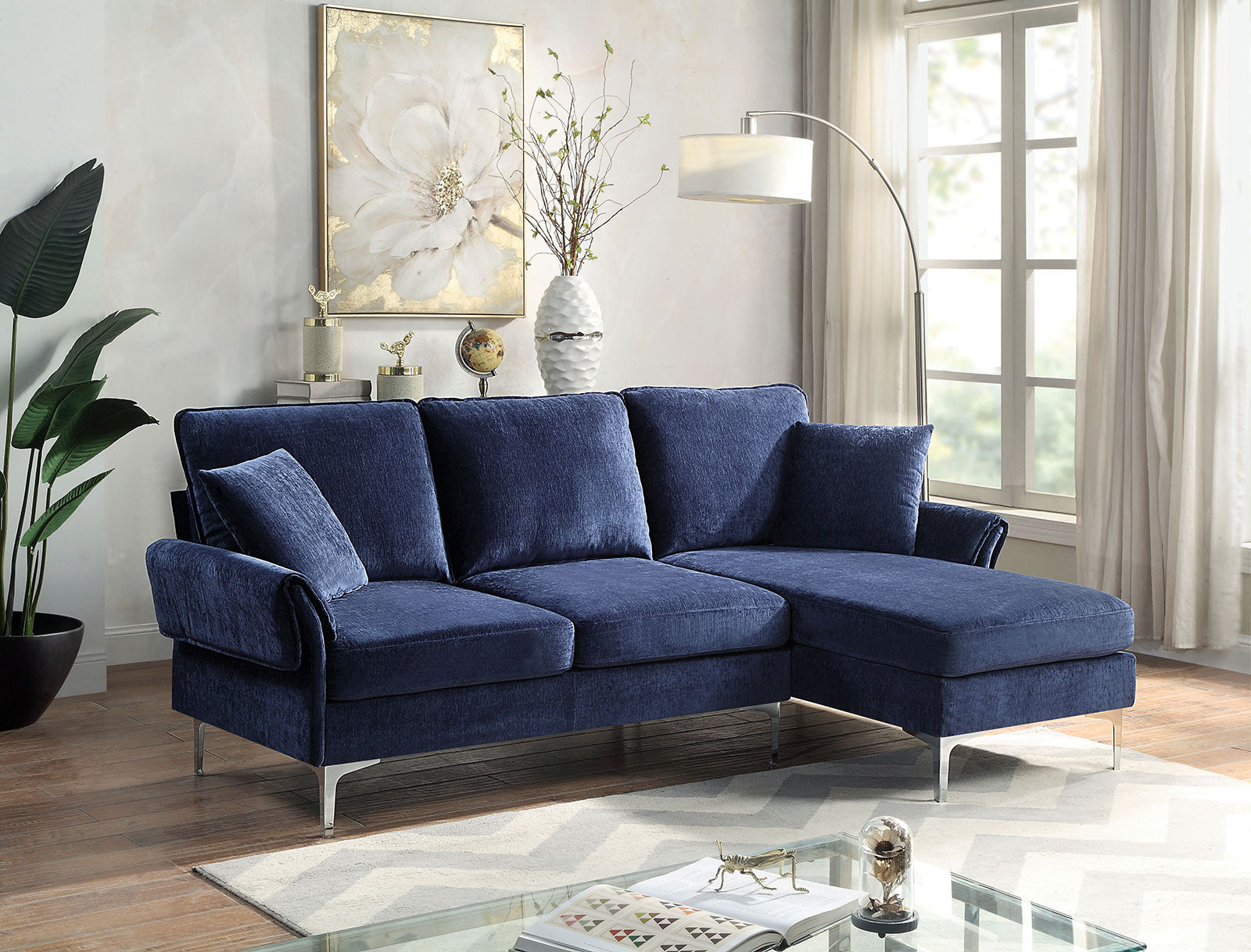 CIREBON Sectional, Navy