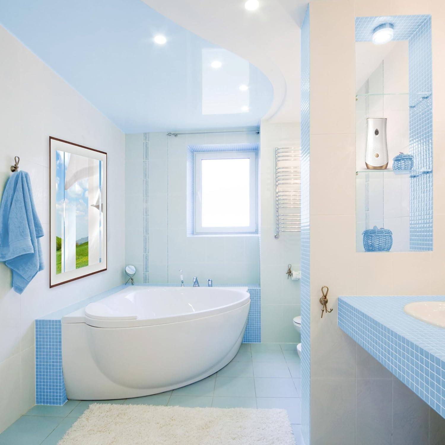 Glade Automatic Spray Air Freshener Refill, Scented Air Freshener for Home and Bathroom, Clean Linen, 6.2 Oz, 2 Count